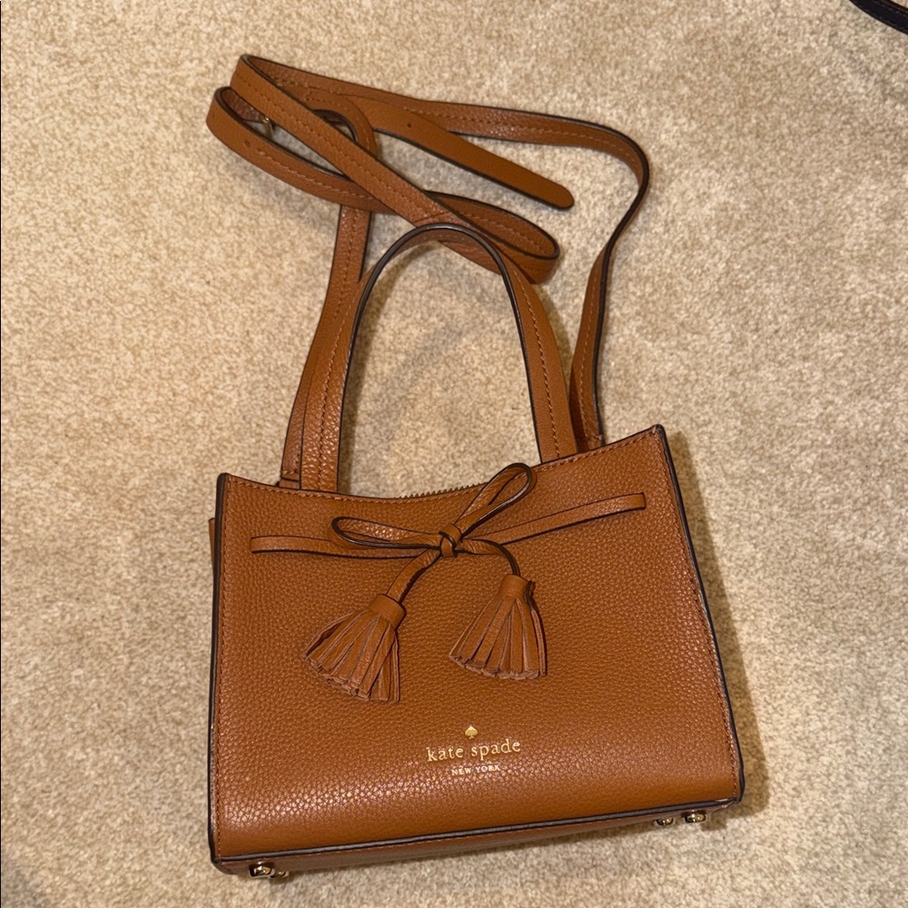 Kate Spade Tan Leather Shoulder Bag
